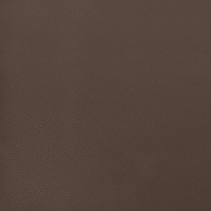 Materasso a Molle Marrone 90x200x20 cm in Similpelle - homemem39