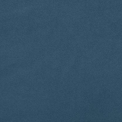 Materasso a Molle Insacchettate Rigidità Media Blu Scuro 90x200x20 cm in Velluto | homemem39
