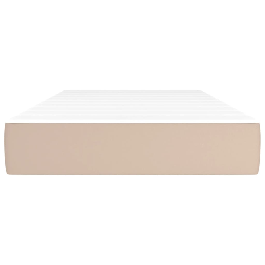 Materasso a Molle Cappuccino 100x200x20 cm in Similpelle