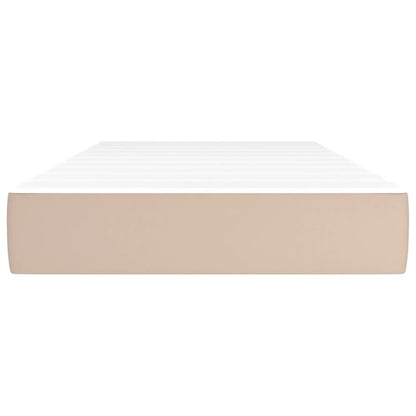 Materasso a Molle Cappuccino 100x200x20 cm in Similpelle