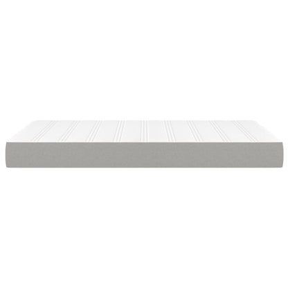 Materasso a Molle Insacchettate Rigidità Media Grigio Chiaro 120x200x20 cm | homemem39