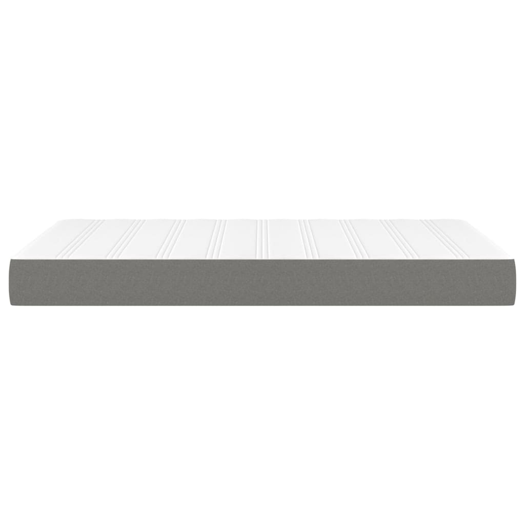 Materasso a Molle Insacchettate Rigidità Media Grigio Scuro 120x200x20 cm | homemem39