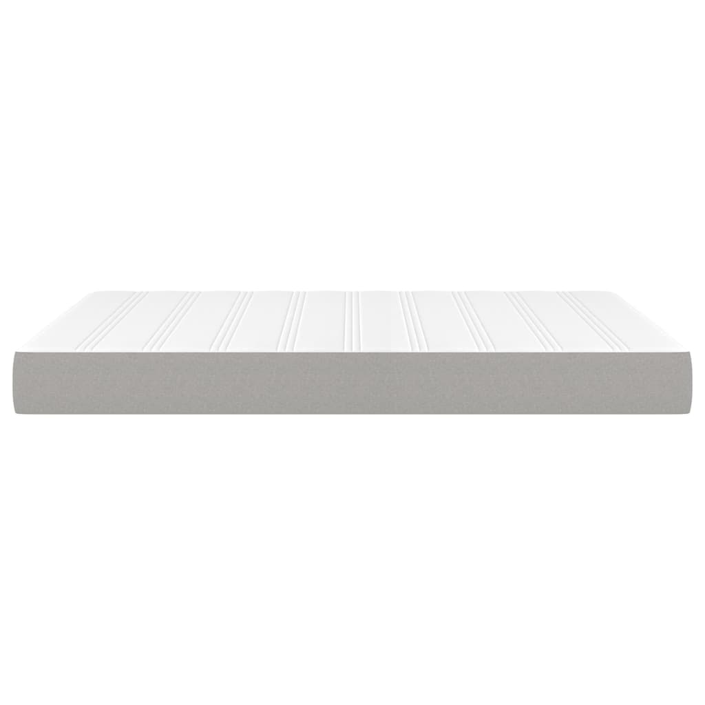 Materasso a Molle Insacchettate Rigidità Media Grigio Chiaro 140x190x20 cm | homemem39