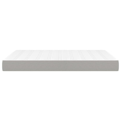 Materasso a Molle Insacchettate Rigidità Media Grigio Chiaro 140x190x20 cm | homemem39
