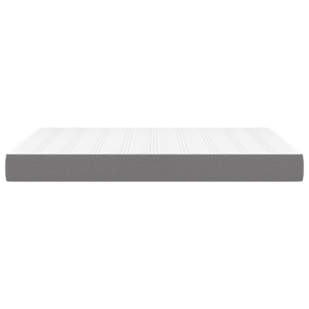 Materasso a Molle Insacchettate Rigidità Media Grigio Scuro 140x190x20 cm | homemem39