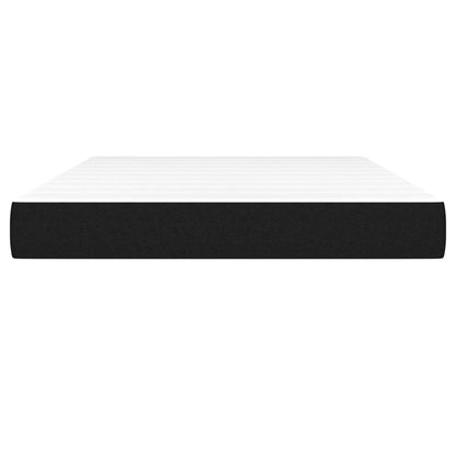 Materasso a Molle Insacchettate Nero 140x190x20 cm in Tessuto