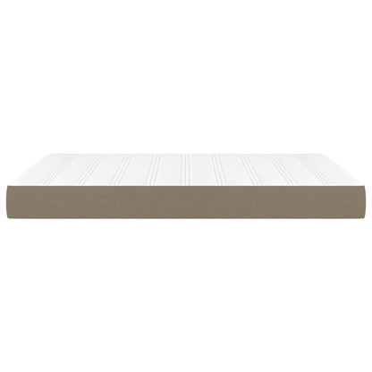 Materasso a Molle Insacchettate Rigidità Media Grigio Tortora 140x190x20 cm in Tessuto | homemem39