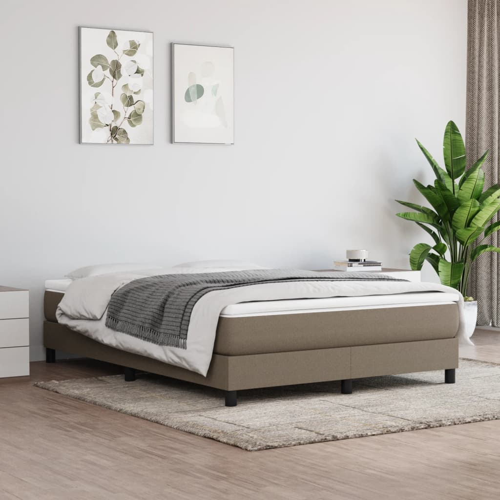 Materasso a Molle Insacchettate Rigidità Media Grigio Tortora 140x190x20 cm in Tessuto | homemem39