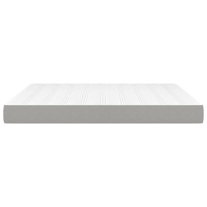 Materasso a Molle Insacchettate Rigidità Media Grigio Chiaro 160x200x20 cm | homemem39
