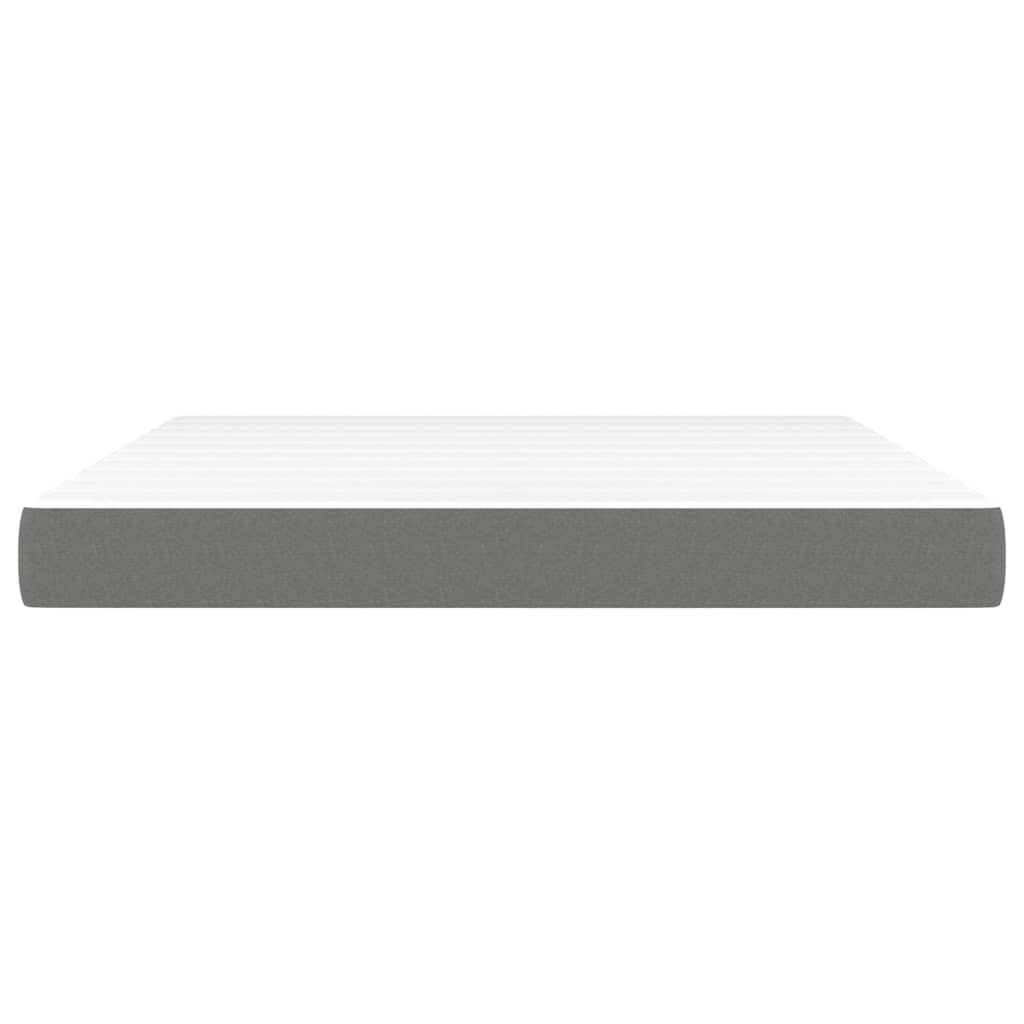 Materasso a Molle Insacchettate Grigio Scuro 160x200x20 cm - homemem39