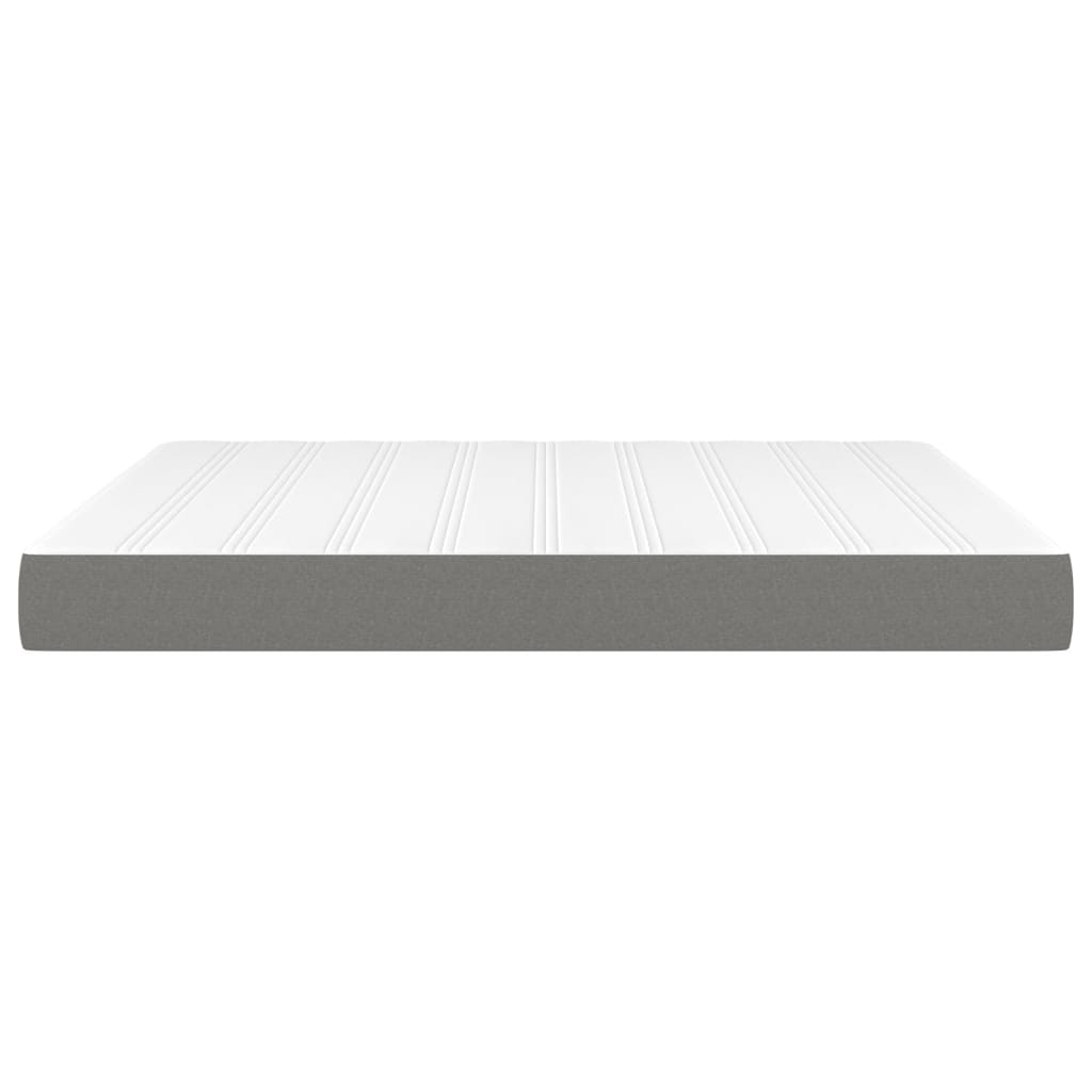 Materasso a Molle Insacchettate Rigidità Media Grigio Scuro 180x200x20 cm | homemem39