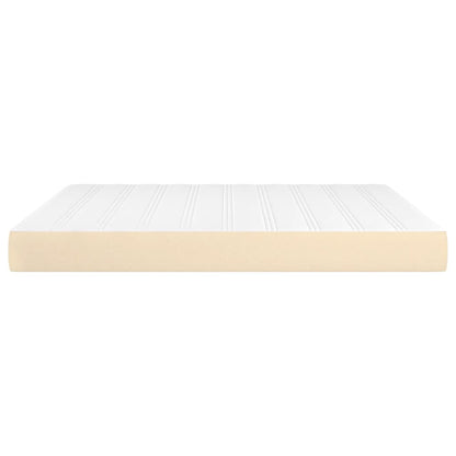 Materasso a Molle Insacchettate Rigidità Media Crema 180x200x20 cm in Tessuto | homemem39