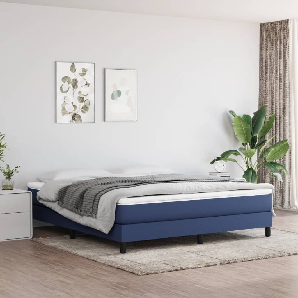 Materasso a Molle Insacchettate Rigidità Media Blu 180x200x20 cm in Tessuto | homemem39