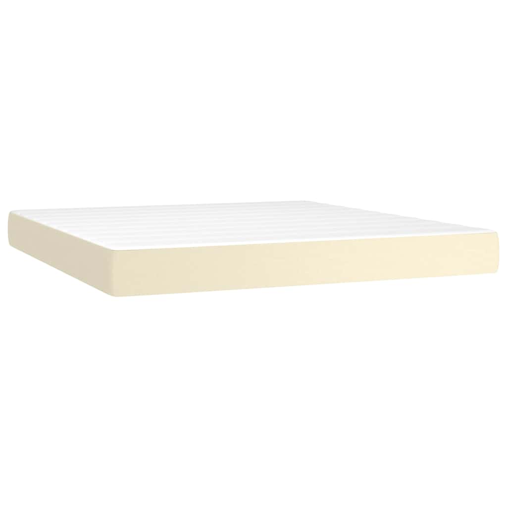 Materasso a Molle Insacchettate Media Crema 180x200x20 cm