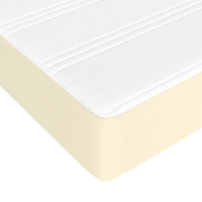 Materasso a Molle Insacchettate Media Crema 180x200x20 cm