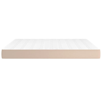 Materasso a Molle Insacchettate Rigidità Media Cappuccino 180x200x20 in Similpelle | homemem39