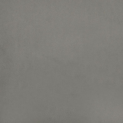 Materasso a Molle Insacchettate Rigidità Media Grigio Chiaro 152x203x20 cm Queen in Velluto | homemem39