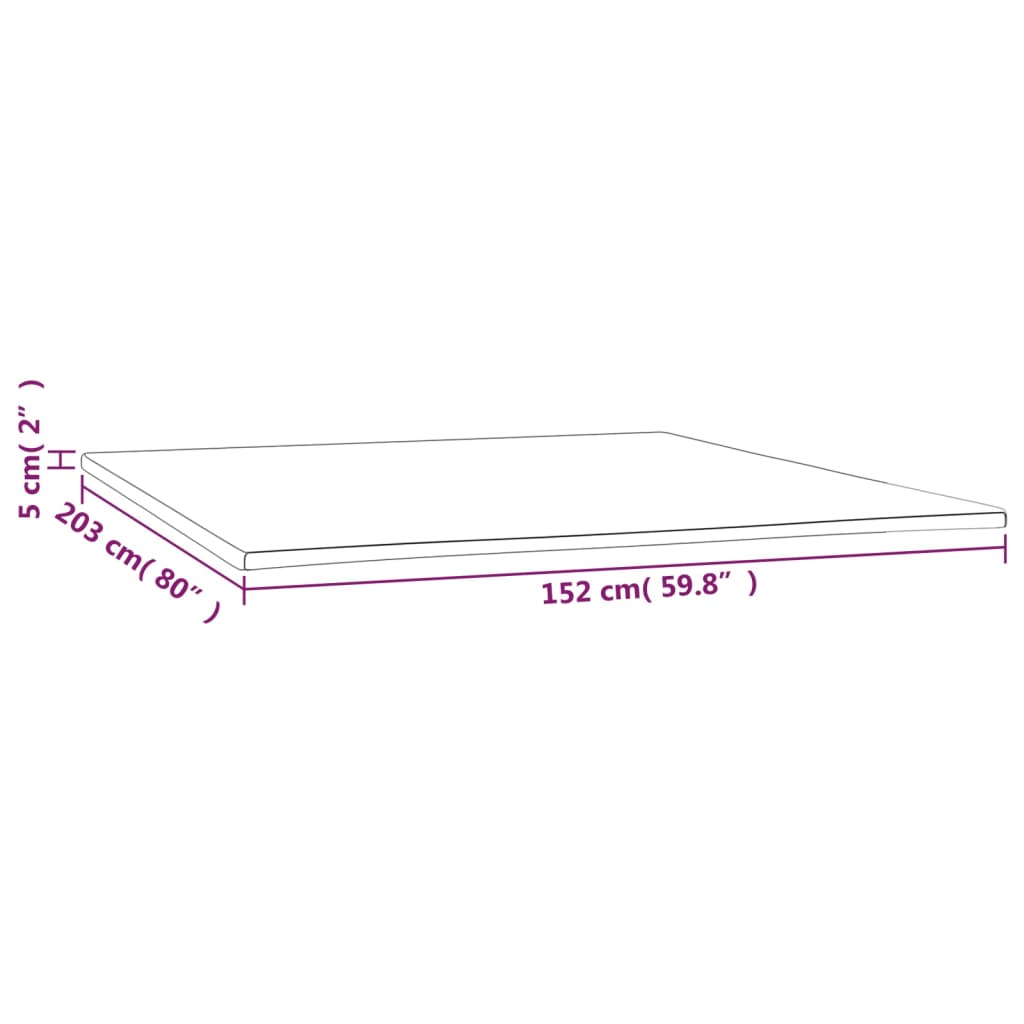 Coprimaterasso 152x203x5 cm Queen | homemem39