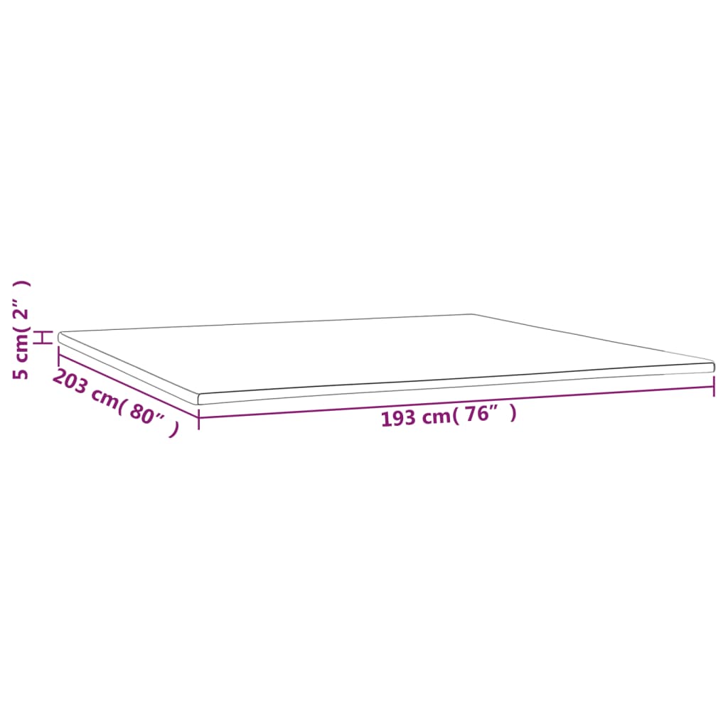 Coprimaterasso 193x203x5 cm King | homemem39