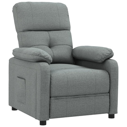 Poltrona Reclinabile in Tessuto Grigio Scuro | homemem39