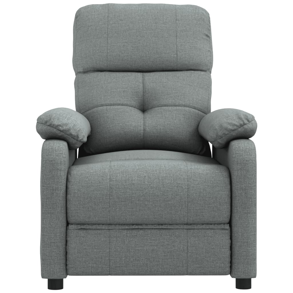 Poltrona Reclinabile in Tessuto Grigio Scuro | homemem39