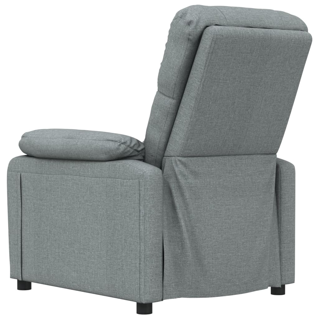 Poltrona Reclinabile in Tessuto Grigio Scuro | homemem39