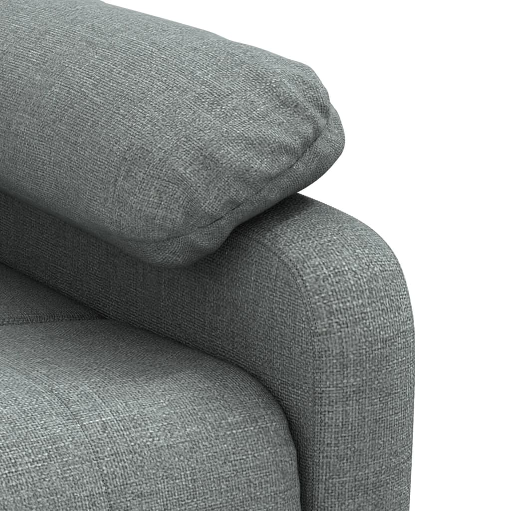 Poltrona Reclinabile in Tessuto Grigio Scuro | homemem39