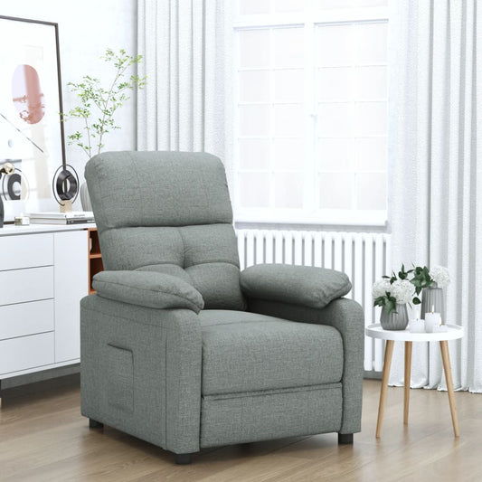 Poltrona Reclinabile in Tessuto Grigio Scuro | homemem39