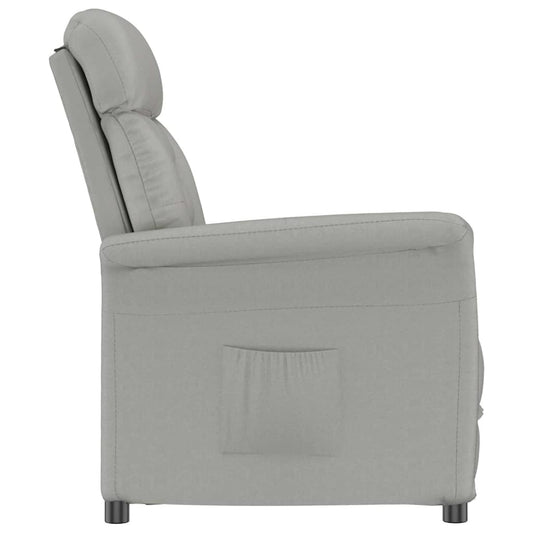 Poltrona Recliner Grigia Chiara Grigio chiaro