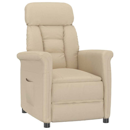 Poltrona Recliner Crema Crema 70.5 x 96.5 x 95 cm