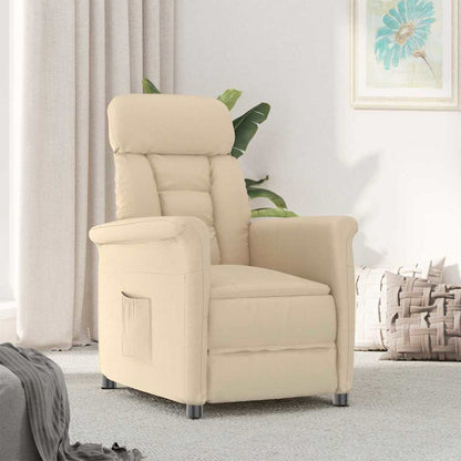 Poltrona Recliner Crema Crema 70.5 x 96.5 x 95 cm