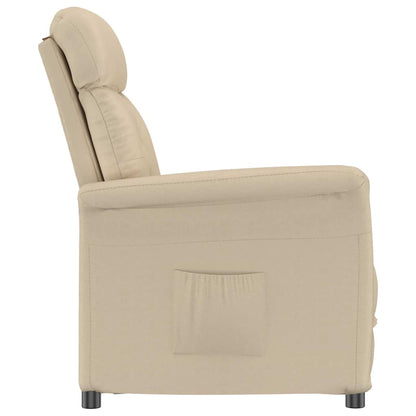 Poltrona Recliner Crema Crema 70.5 x 96.5 x 95 cm