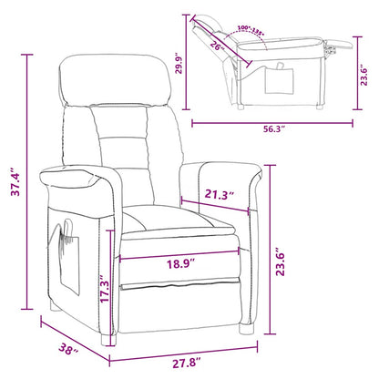 Sedia da massaggio Talpa 70.5 x 96.5 x 95 cm Tessuto