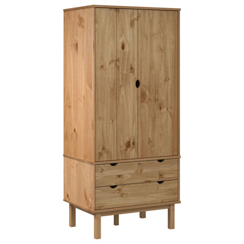 Armadio OTTA 76,5x53x172 cm in Legno Massello di Pino | homemem39