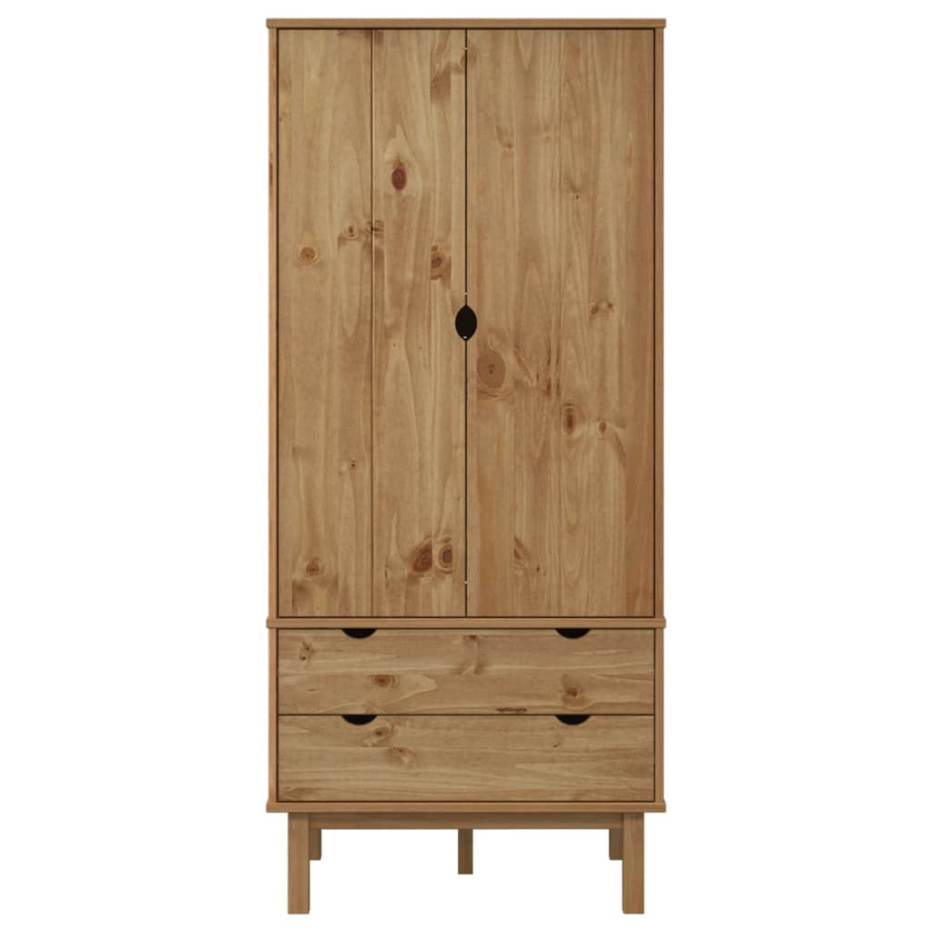 Armadio OTTA 76,5x53x172 cm in Legno Massello di Pino | homemem39