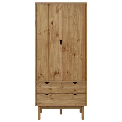 Armadio OTTA 76,5x53x172 cm in Legno Massello di Pino