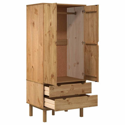 Armadio OTTA 76,5x53x172 cm in Legno Massello di Pino