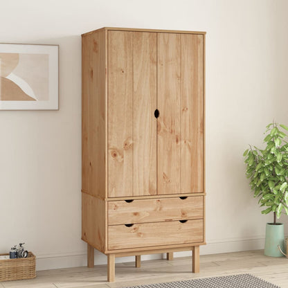 Armadio OTTA 76,5x53x172 cm in Legno Massello di Pino | homemem39