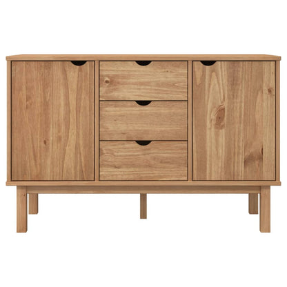 Credenza OTTA 113,5x43x73 cm in Legno Massello di Pino - homemem39