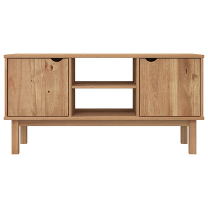 Mobile TV OTTA 113,5x43x57 cm in Legno Massello di Pino - homemem39