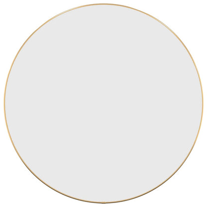 Specchio da Parete Dorato Ø 60 cm Rotondo - homemem39