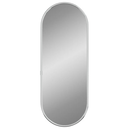 Specchio da Parete Argento 40x15 cm Ovale | homemem39