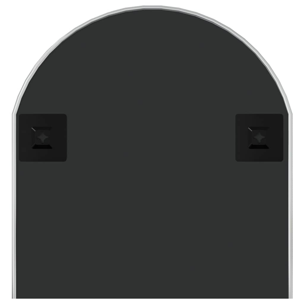 Specchio da Parete Argento 90x40 cm Ovale | homemem39
