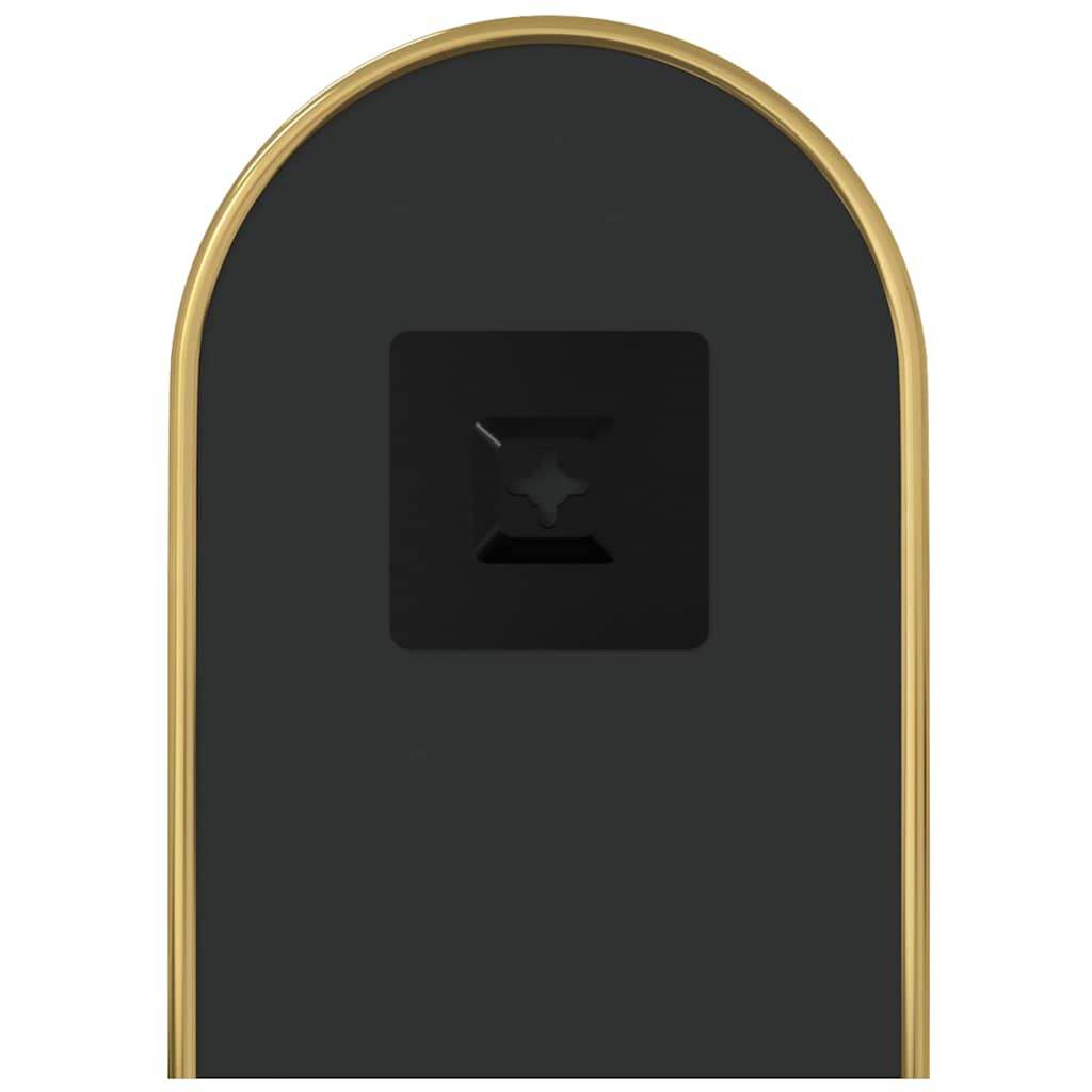 Specchio da Parete Dorato 40x15 cm Ovale | homemem39