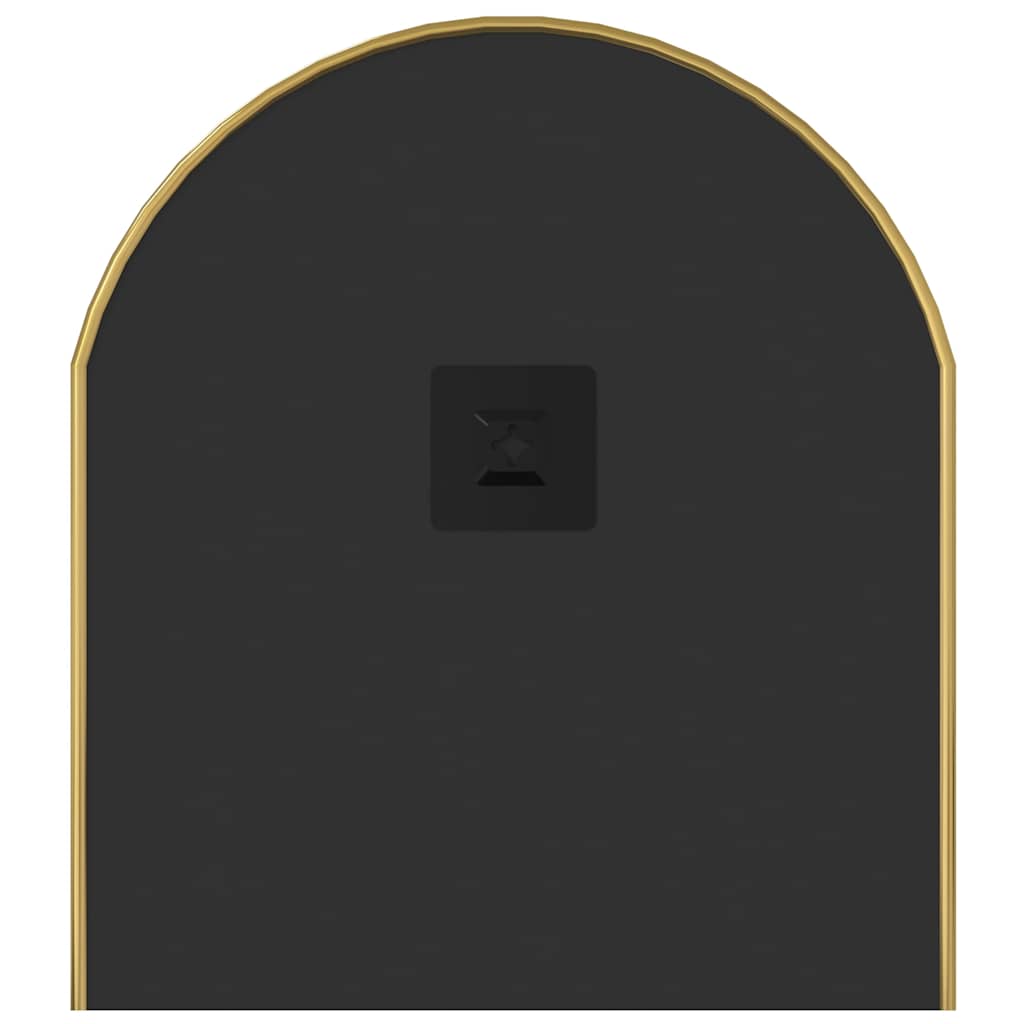 Specchio da Parete Dorato 80x35 cm Ovale | homemem39