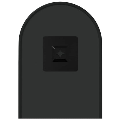 Specchio da Parete Nero 40x15 cm Ovale | homemem39