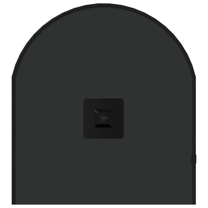 Specchio da Parete Nero 70x30 cm Ovale | homemem39