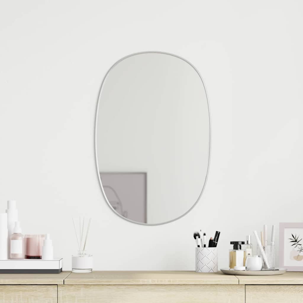 Specchio da Parete Argento 60x40 cm | homemem39