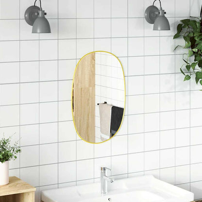 Specchio da Parete Dorato 50x35 cm | homemem39