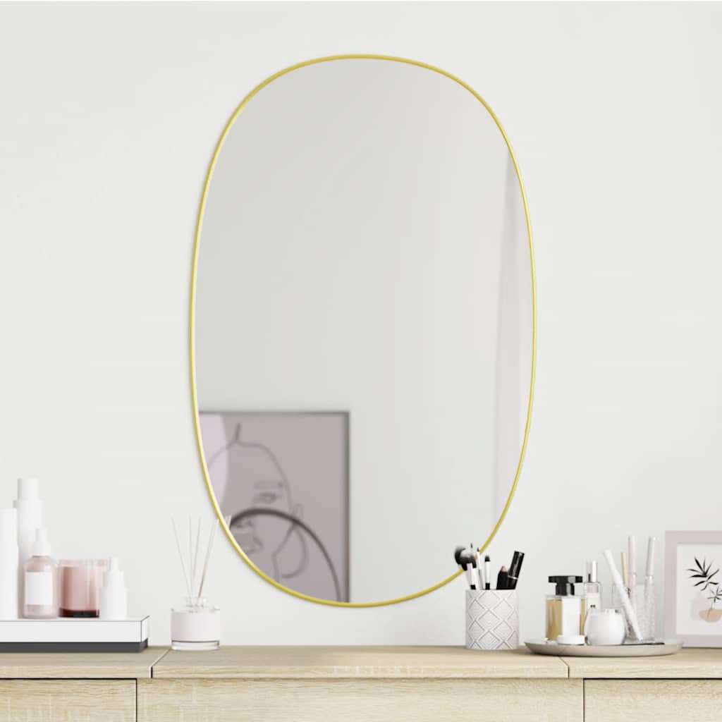 Specchio da Parete Dorato 70x45 cm | homemem39